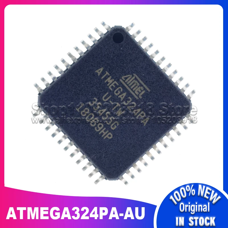 1 ~ 10 PZ/LOTTO ATMEGA324PA-AU ATMEGA324PA AU QFP-44 100% Nuovo Spot originale