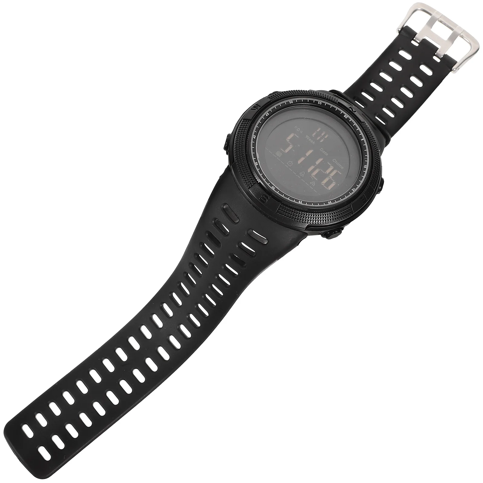 

Waterproof Step Count Watch For Outdoor Timing Movement Meter Calendar Wr50M Swimming Large Light Alarm 12/24 Hour