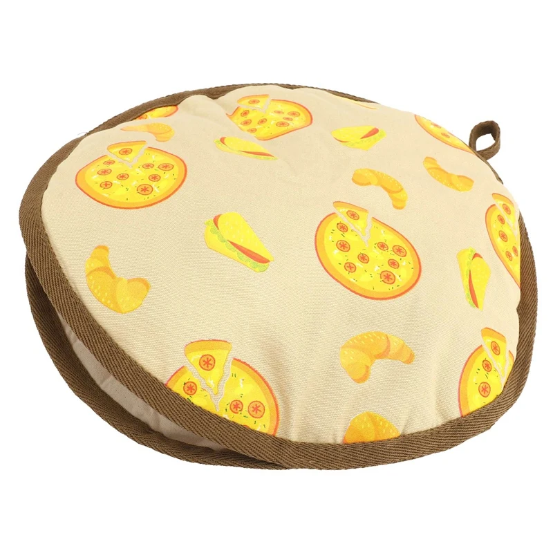 New 12Inch Tortilla Pancake Warmer Pouch Microwavable Insulated Food Cooler Bag, For Corn Flour Burrito Pancake Warm