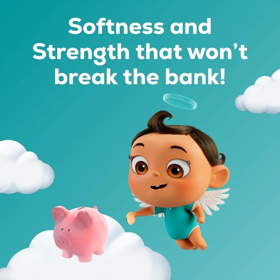 16 Mega Rolls Equivalent to 64 Regular Rolls for Home Use UltraSoft and Durable Toilet Tissue Ideal for Daily Bathroom Needs wi