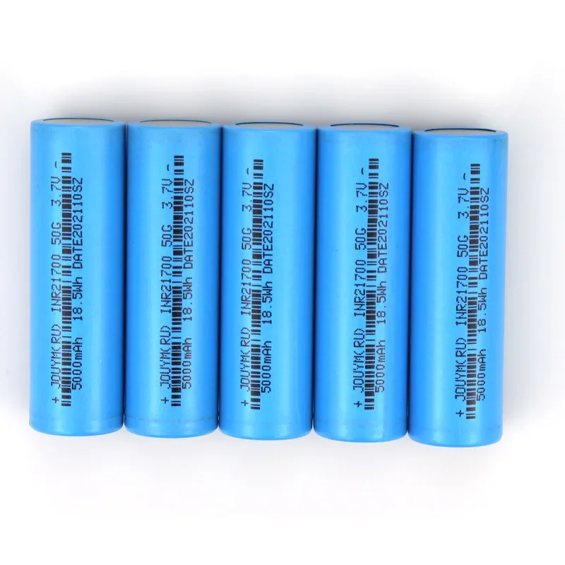 JOUYM 21700 battery lithium rechargeable 5000MAH 3.7 V Power High Discharge 50 A li-ion batteries cell