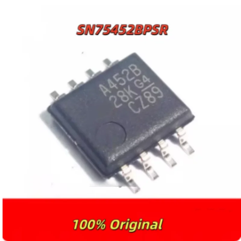 10PCS SN75452BPSR SN75451BPSR SN75453BPSR SOIC8 Dual High Current Peripheral Driver Relay LED Solenoid Driver TTL Logic Buffer