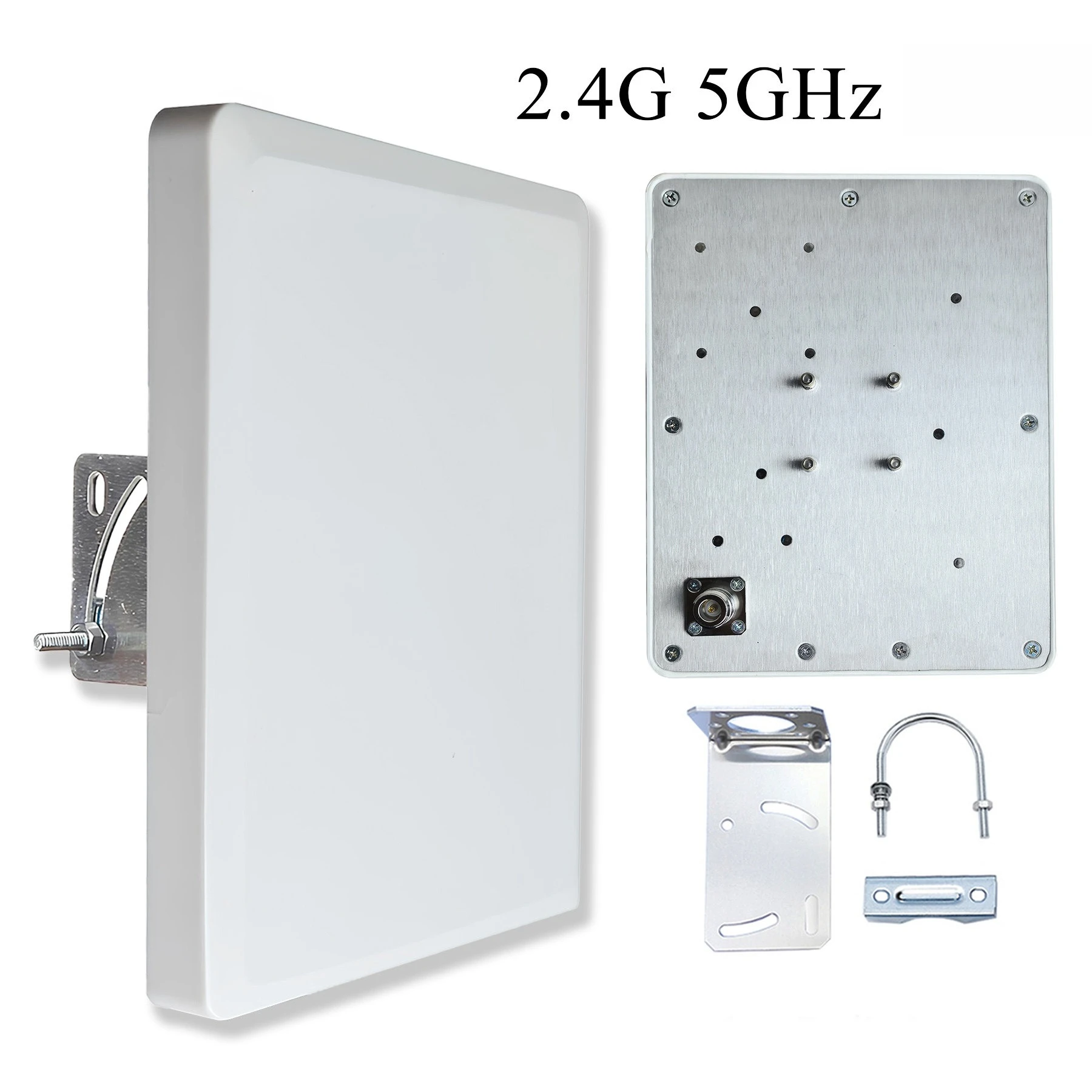 24g-58g-5ghz-デュアルバンド単極性指向性フラットパネルアンテナ屋外用高利得wifiアンテナ