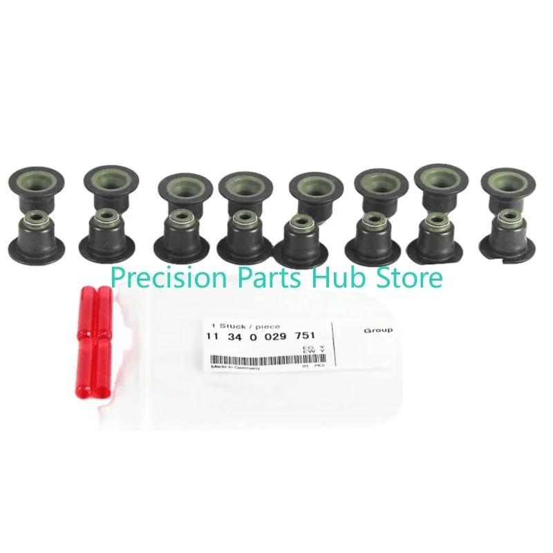 

OEM 11340029751 16PCS Intake Valve Oil Seals For BMW N62 N63 N45 N46 E53 E60 E61 E63 E64 E65 E66 E67 545i 550i 650i 745i 750i X5