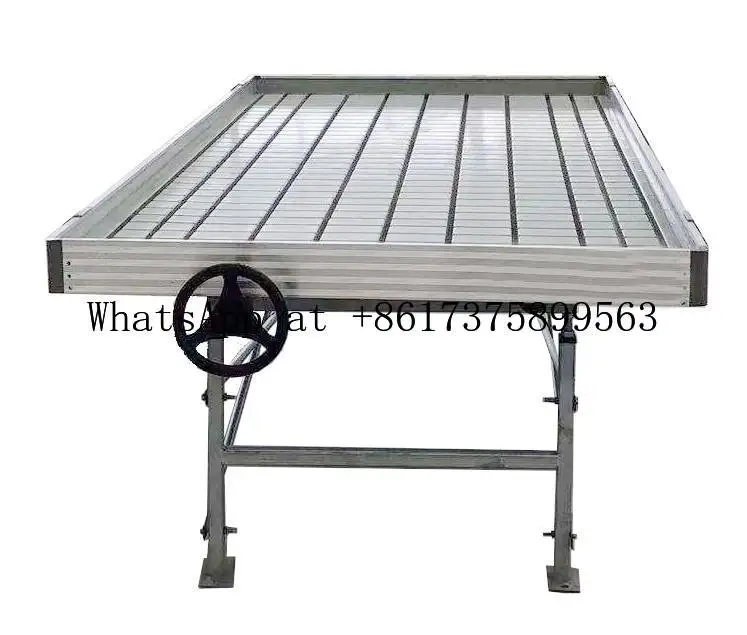 High Quality Cultivation Facilities Adjustable Layers Mobile Aluminum Mushroom Growing Shelves