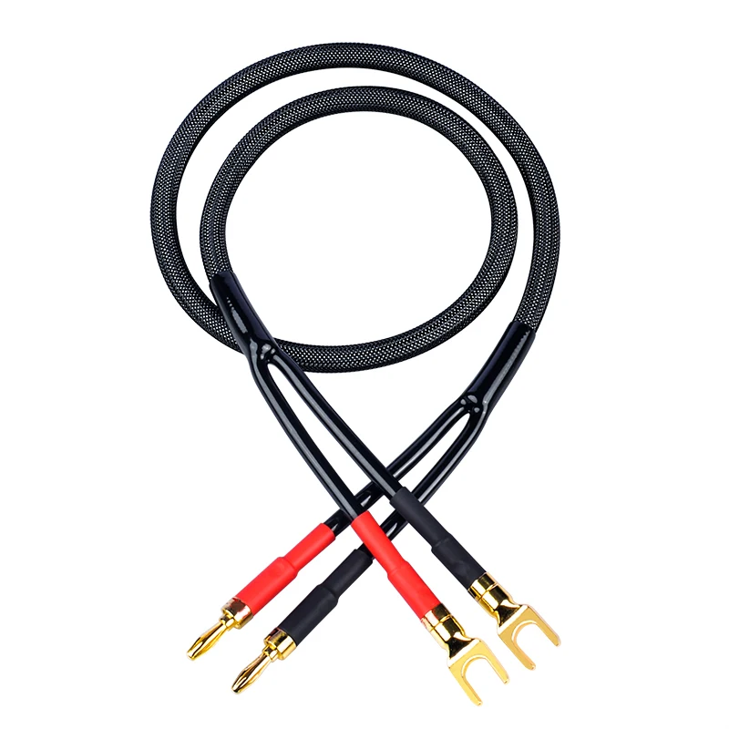 Kabel głośnikowy HIFI klasy 5N o wysokiej czystości, główne i dodatkowe głośniki, wzmacniacz mocy surround, komputerowy kabel audio — zdjęcie produktu 7