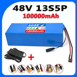 New 13S5P 48V 100Ah ElectricVehicle Lithium 13S5P Battery Pack IsSuitable for Electric Scooter MountainBike 250-1000w