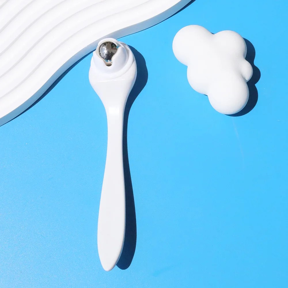 عصا تدليك العين المضادة للتجاعيد ، كريم العين ، كرة فولاذية ، مضادة للتجاعيد ، دائرة مظلمة ، ملعقة شد الوجه ، أداة تجميل للعناية بالبشرة