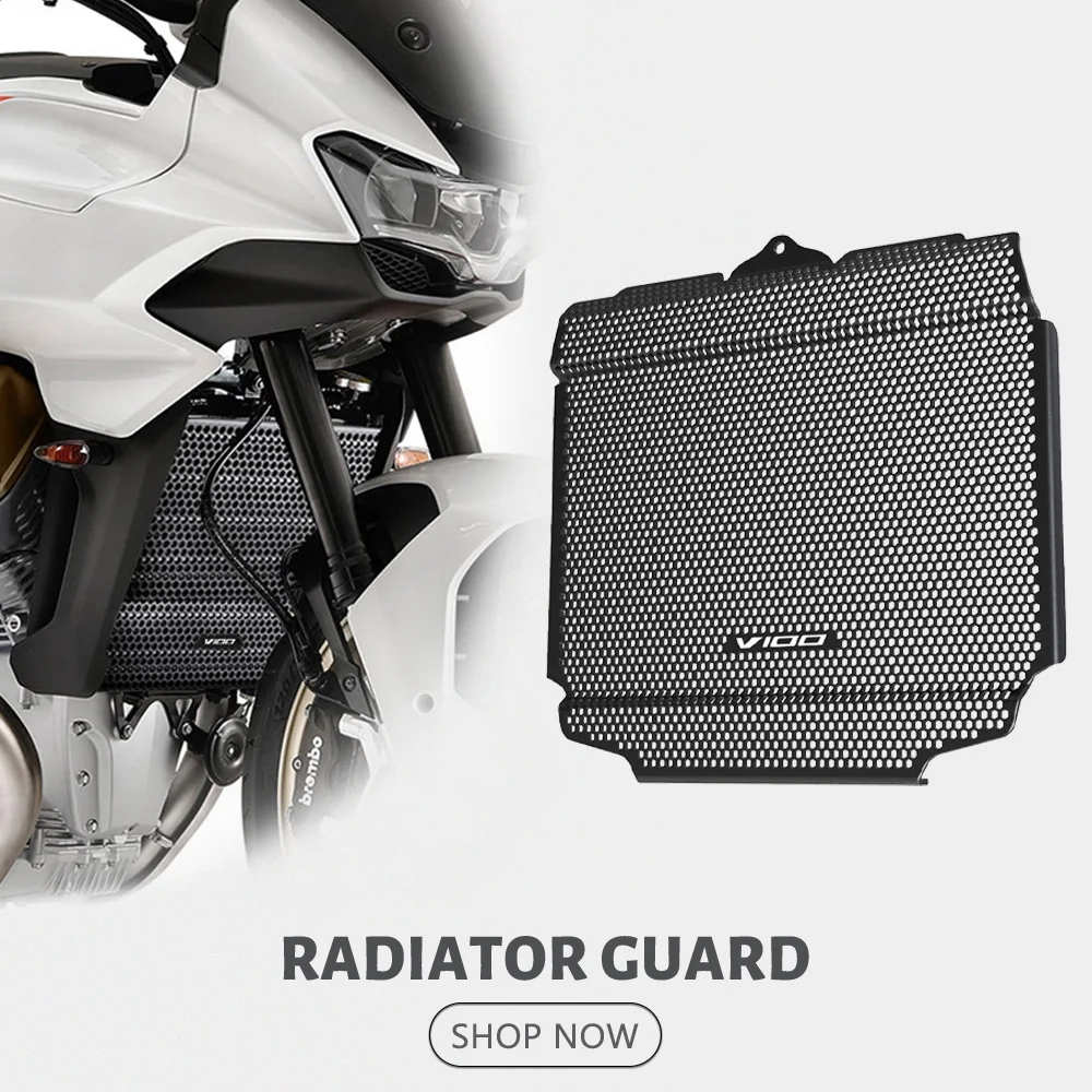 Accessori in alluminio per moto Griglia del radiatore Protezione della copertura della protezione per MOTO Guzzi V100 V 100 Mandello 2023-2024 Parti di moto