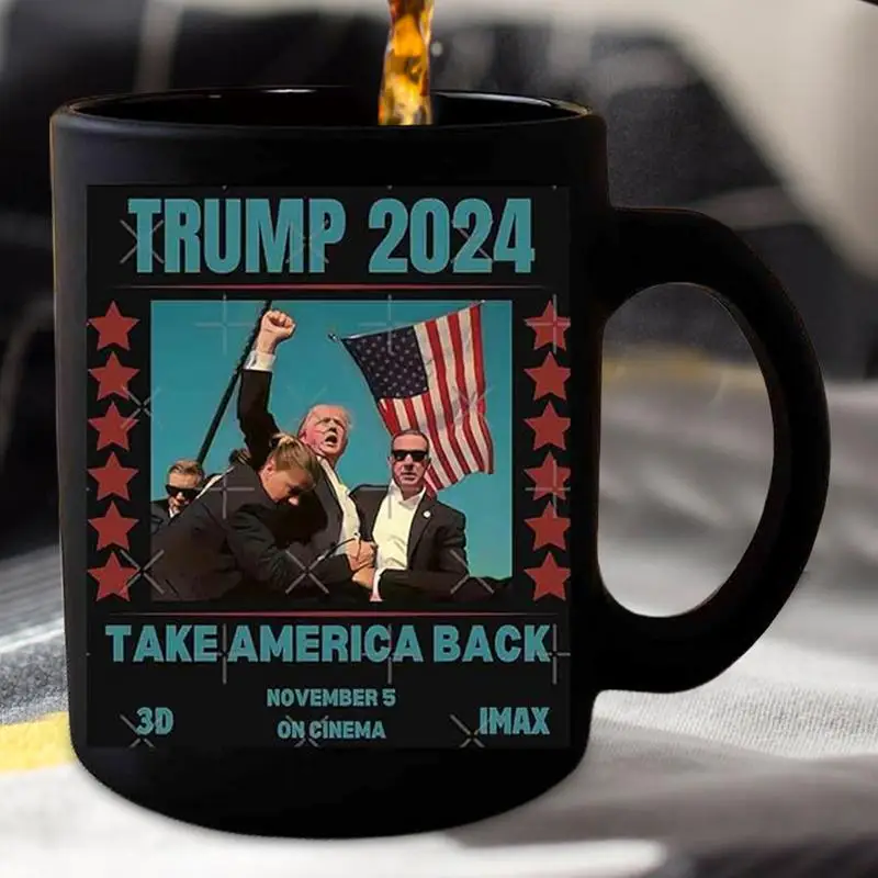 President Coffee Mugs 11 Oz President Shot Assassination Attempt Ceramic Mug Tea Cup For Workplace Home Kitchen Novelty Cup For