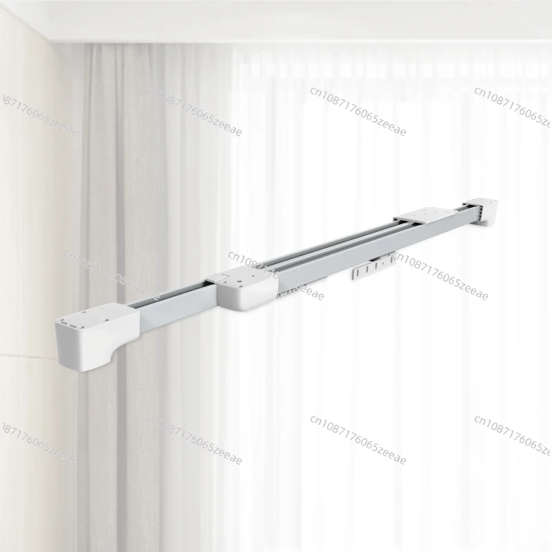 2.2 M-4 M New design Smart Home Automatic Motorized Telescopic Curtain Track with Curtain Motor