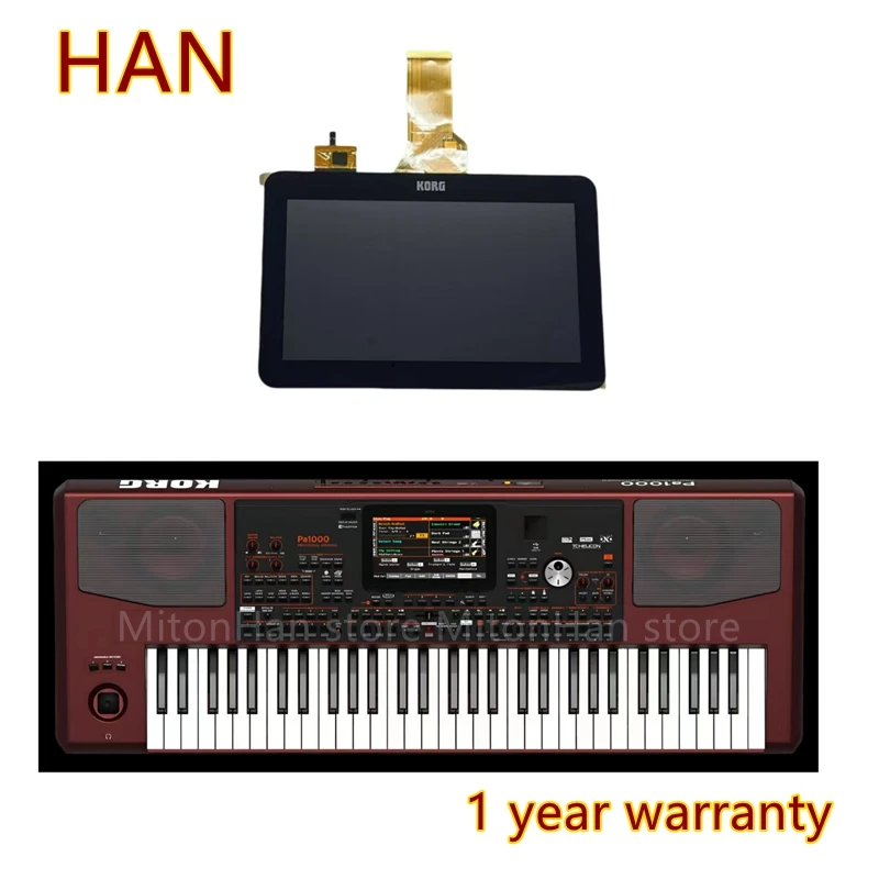 New Original For Korg PA1000 Touch Screen PA1000 LCD Display(100% Test Before Shipment)