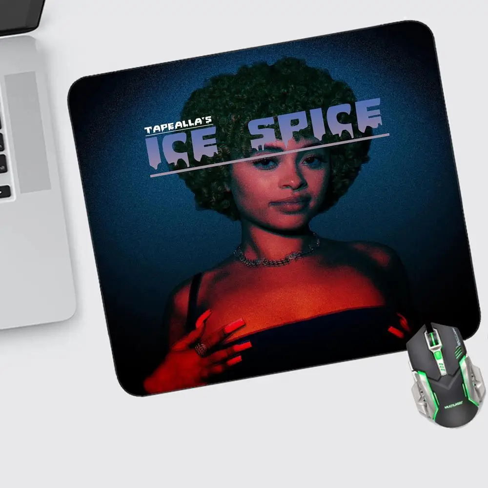 

Ice Spice Mouse Pad Small Gaming Accessories Keyboard Computer Offices Desk Mat Pc Gamer Non-slip Rubber Mousepad
