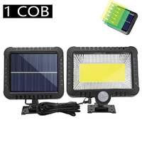 Outdoor Solar Light Motion Sensor Rechargeable Solar Wall COB Light Waterproof Emergency Street Garden Porch LED Light