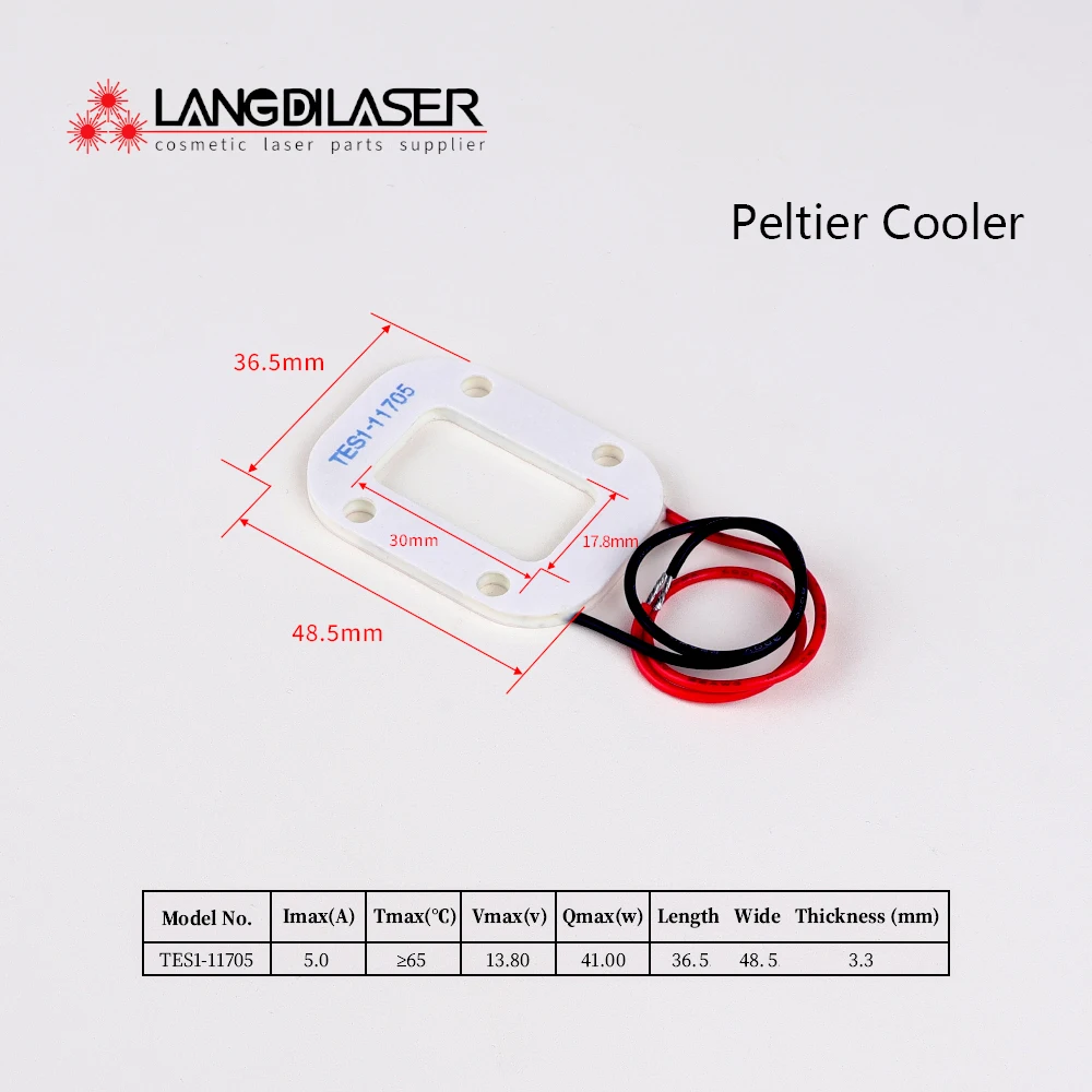 TES1-11705 Cooling Peltier For A-L-M-A Soprano Ice Platinum Diode Laser Handpiece
