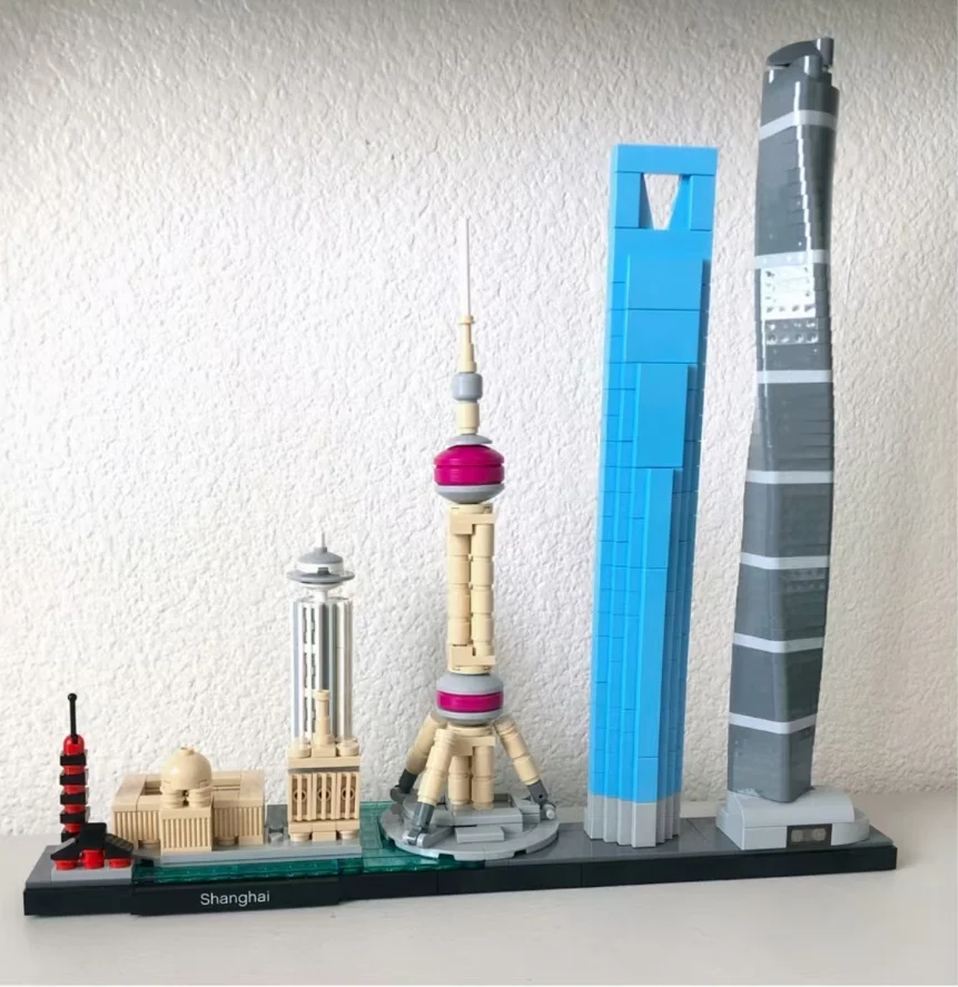 2023 سان فرانسيسكو 21043 لاس فيغاس 21038 ألعاب مكعبات البناء، مناسبة للبالغين والأطفال، الفن، ديكور المنزل، هدية #4