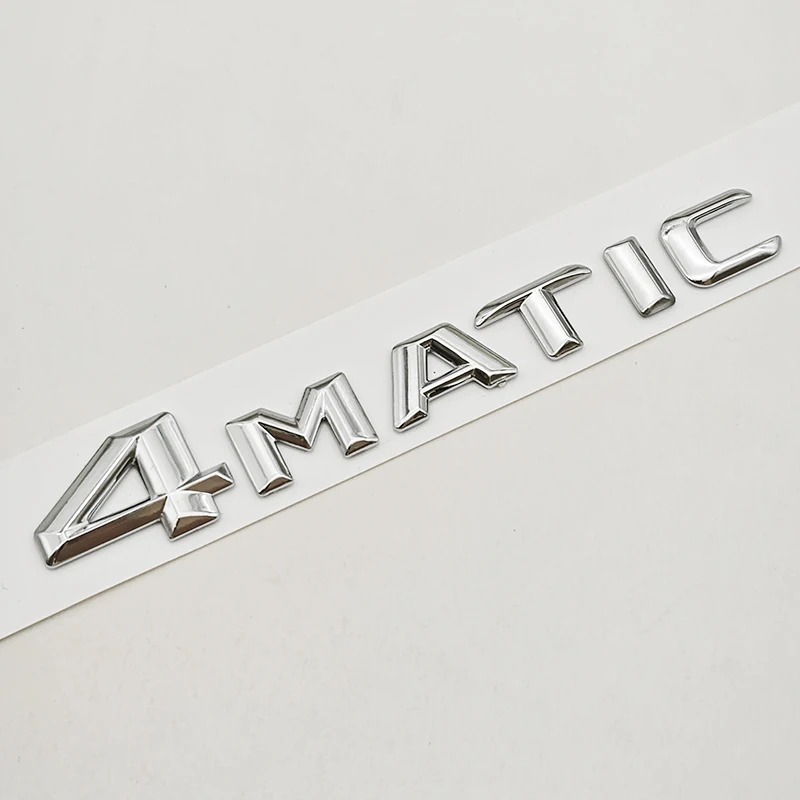 3D ABS 4MATIC E400 E450 Number Letter Logo Fit Mercedes E-Class W213 Rear Trunk Tail Exterior Styling Sticker Parts