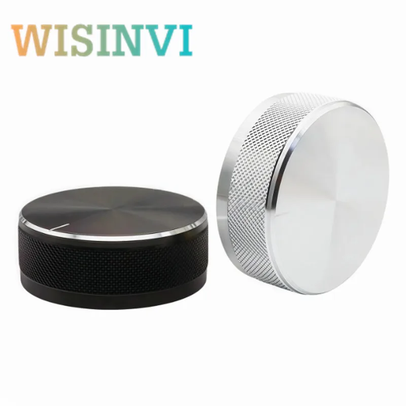 1pcs 55×20mm Aluminum-Plastic Flower Shaped 6mm Potentiometer Amplifier Audio Volume Knob Cap Electronic Instruments Switch Cap