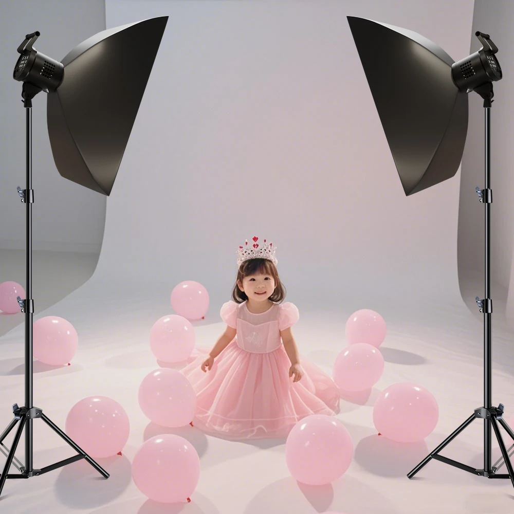 100W Photography LED Video Light  Daylight-Balanced Sun Lamp for Portrait Flash Studio Accessories Youtube Live