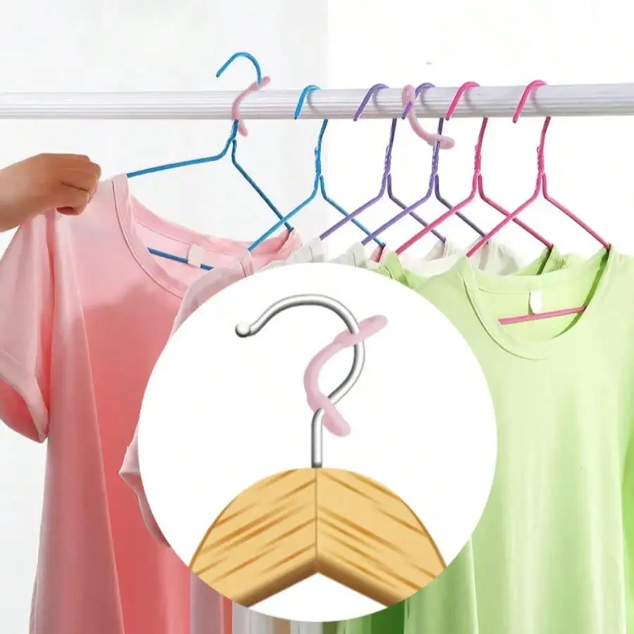 Ganci per vestiti antivento Clip per appendiabiti antiscivolo con impugnature in silicone Elementi di fissaggio per stendibiancheria per stendibiancheria da esterno