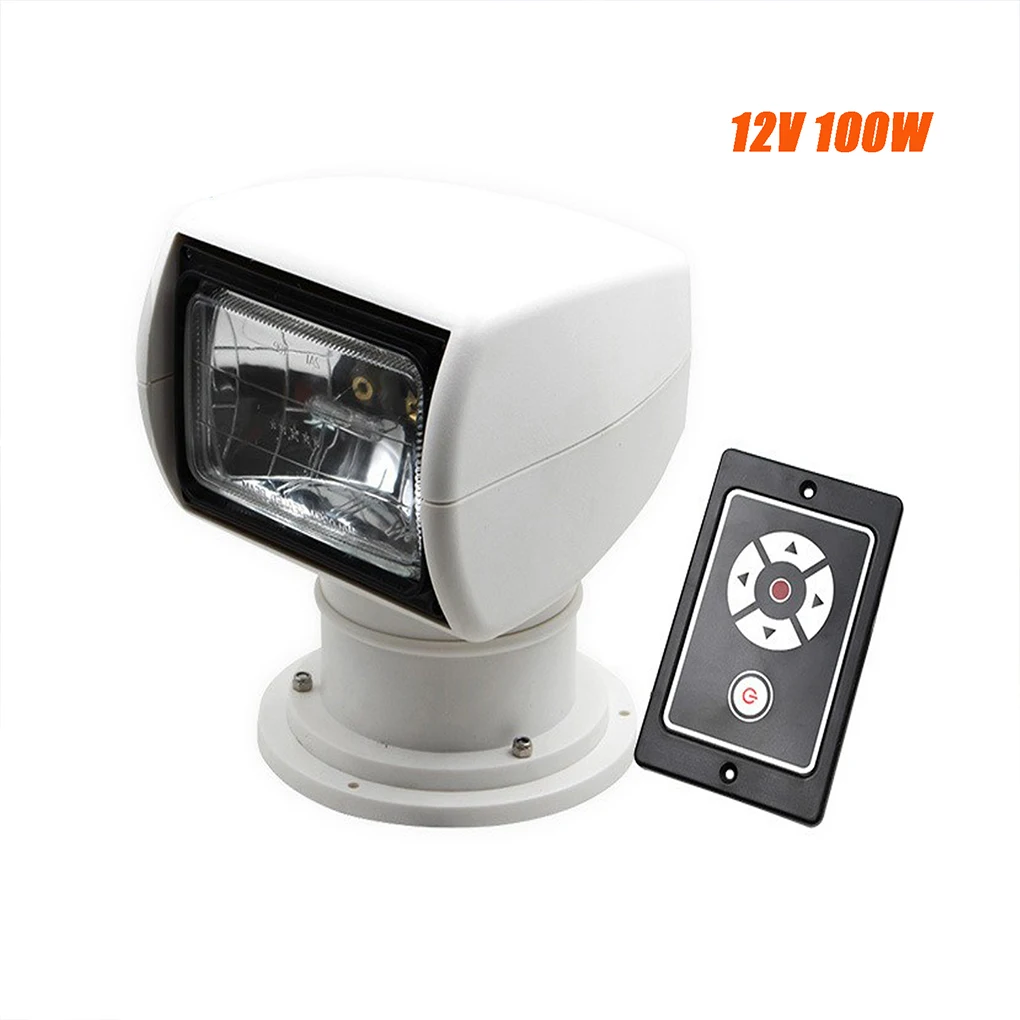 12V Boat Remote Control Spotlight Led Searchlight Marine Boat Spotlight For Yacht Truck Car Marine