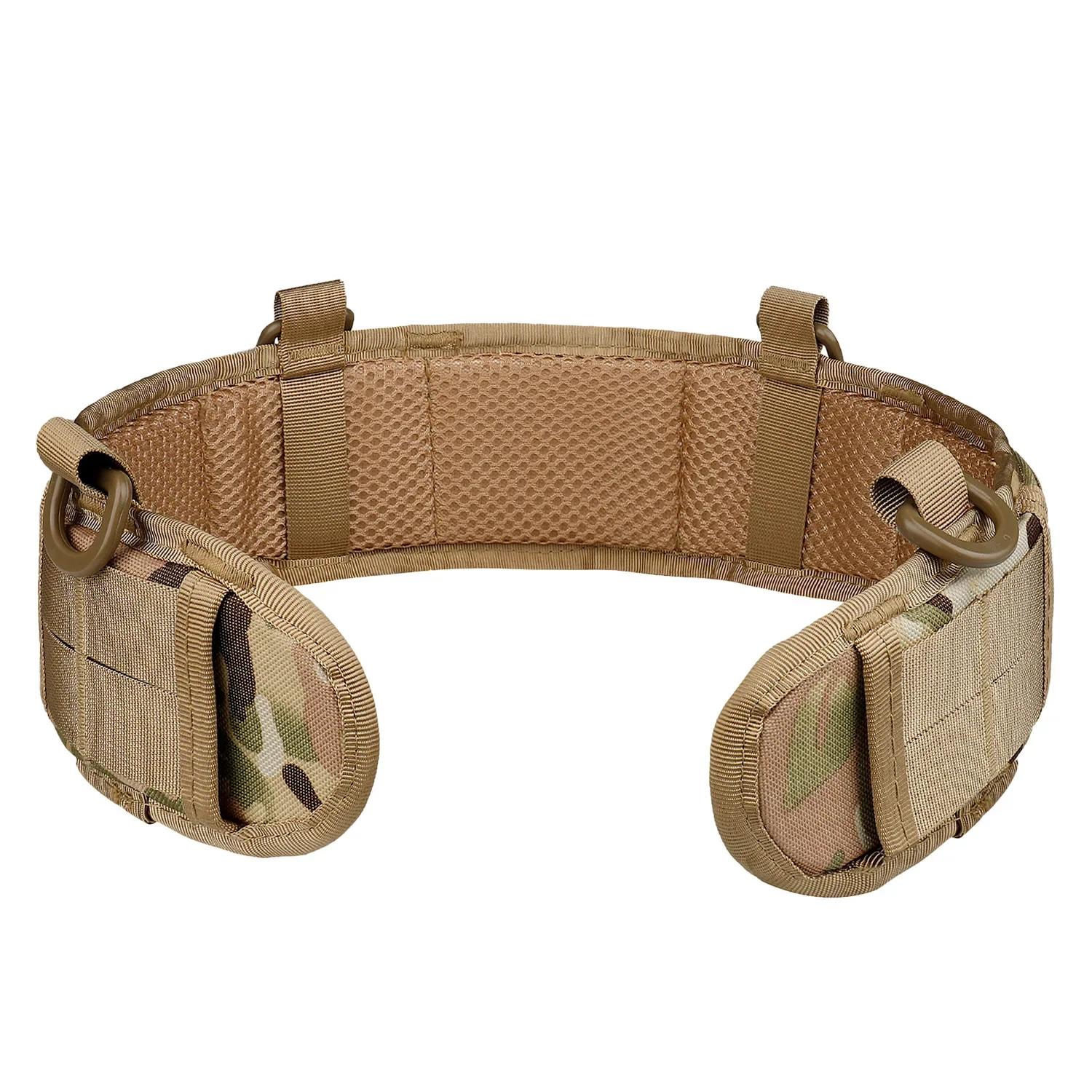 Outdoor multifunctionele tactische Molle harnasriem CS-belasting externe uitrusting borstband multifunctionele tape + camouflage Multicam-tas