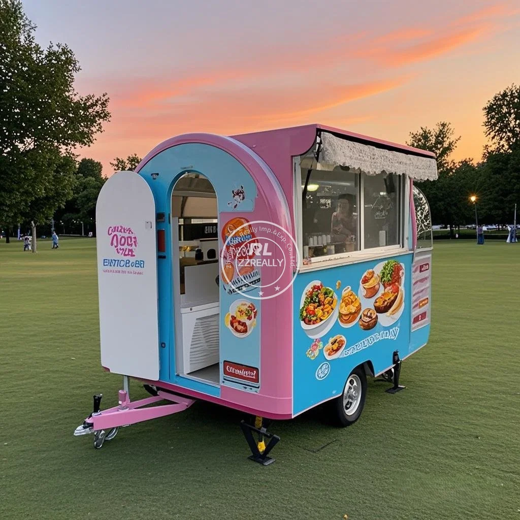 

2025 NEW Bbq Food Truck Cart Pizza Burger Ice Cream Coffee Custom Food-truck Van Manufacture for Sale in Usa