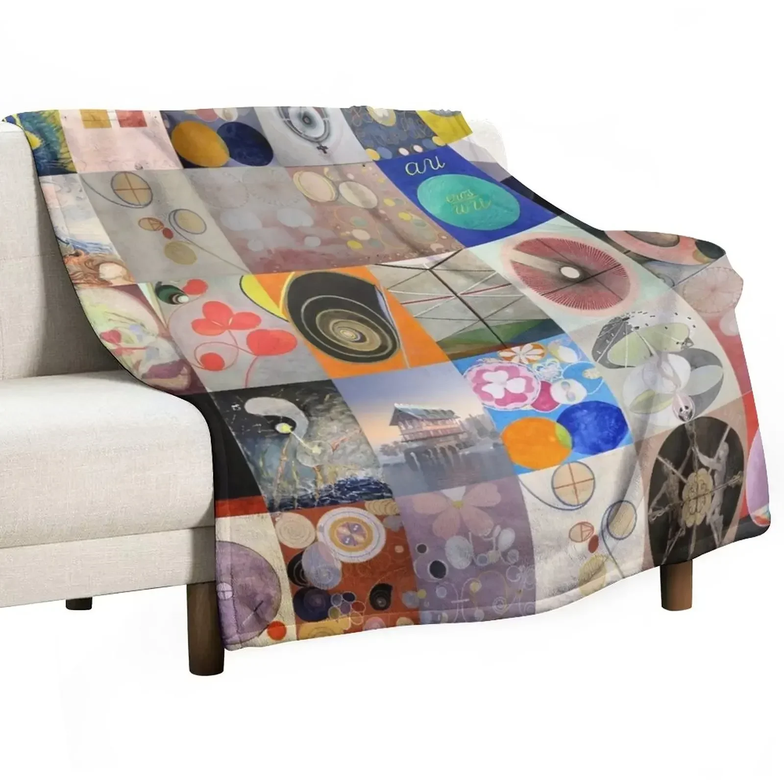 Hilma af Klint Throw Blanket Thins Bed Blankets