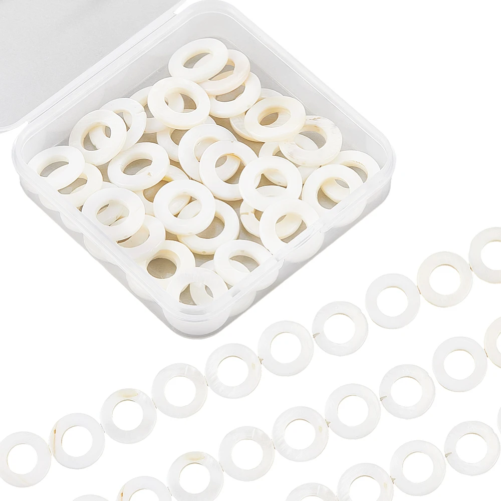 2-fios-de-contas-de-concha-de-Agua-doce-formato-donut-cor-concha-15~16x2~3mm-furo-07mm-24~25-pecas-fio