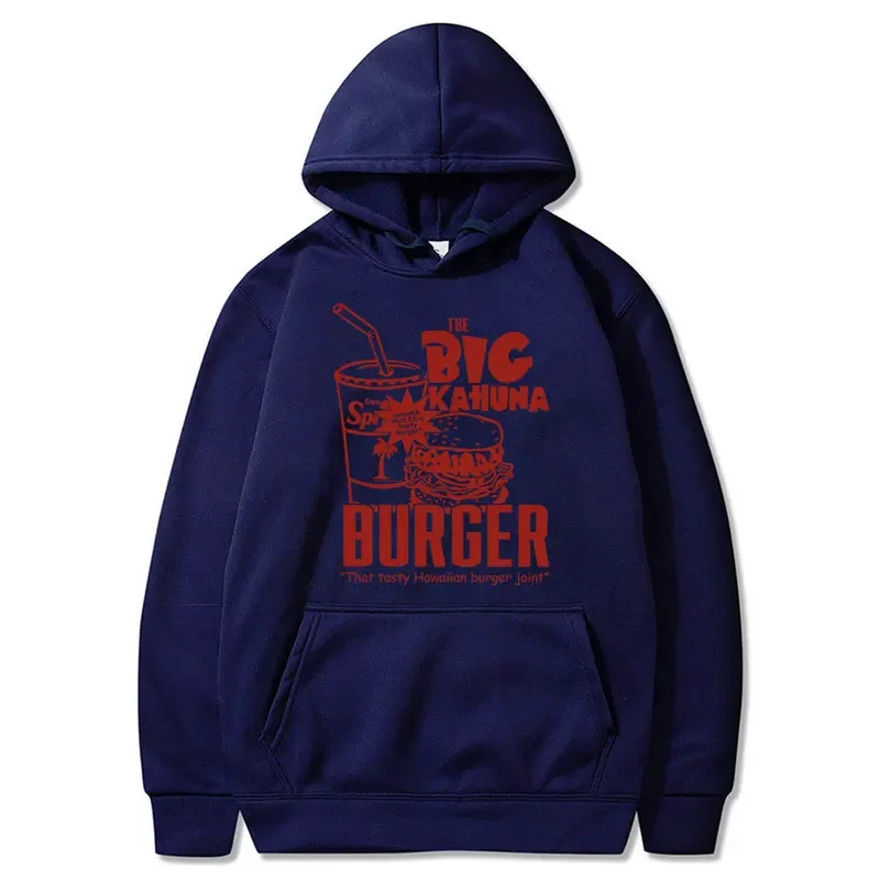 Famous Director Quentin Tarantino Movie Pulp Fiction Hoodie The Big Kahuna Burger That Tasty Hawaiian Burger Joint Print Hoodies