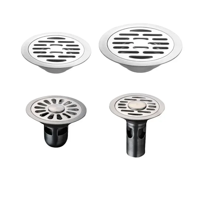 

Stainless Steel Deodorant Floor Drains Shower Drains Hair Catcher Anti-odor Drainage Strainer Washing Machine Bathroom Fittings