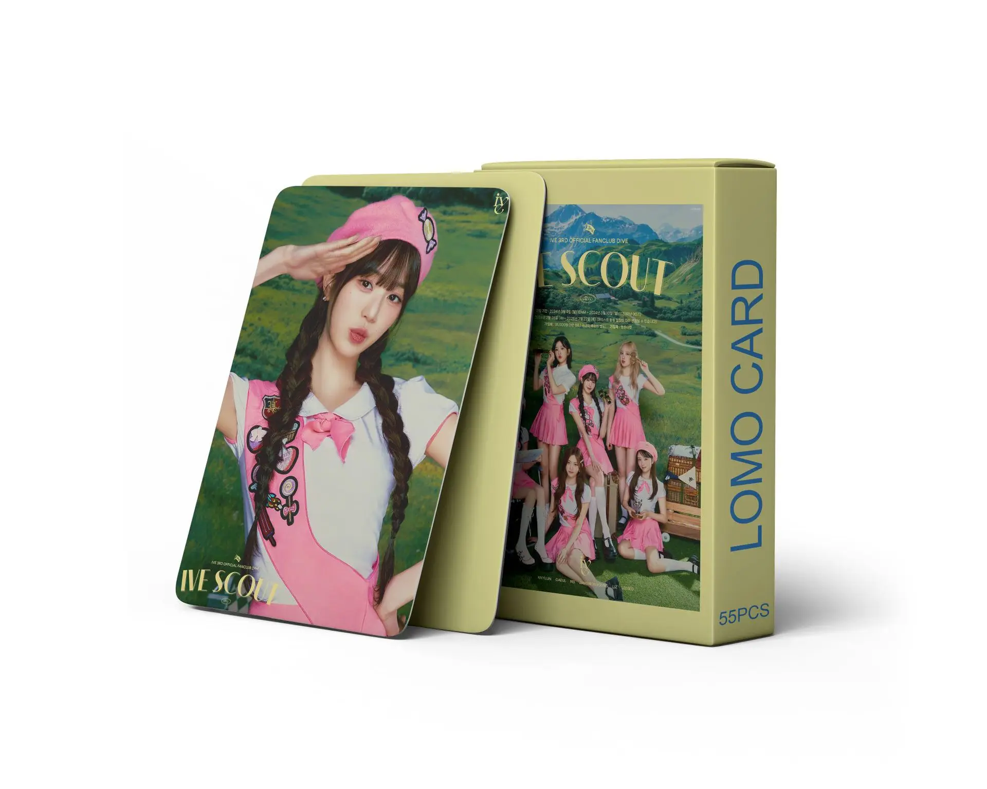 55 IVE Small 3Rd FANCLUB 'DIVE' SCOUT FANMEETING Collectible Cards