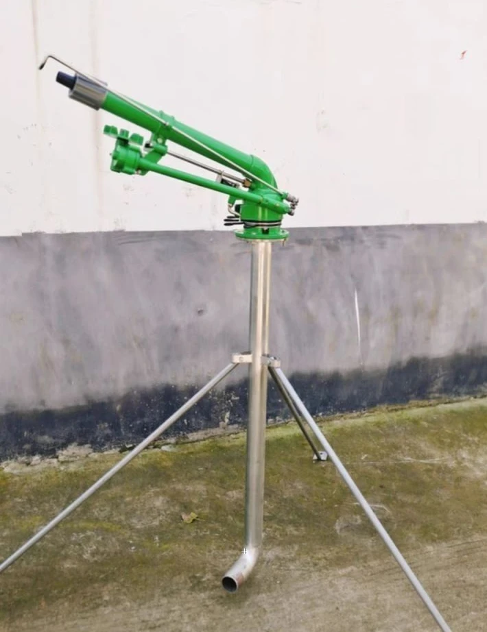 2inch Big Rain Gun Sprinkler Tripod Stand For Agriculture Sprinkler Irrigation System