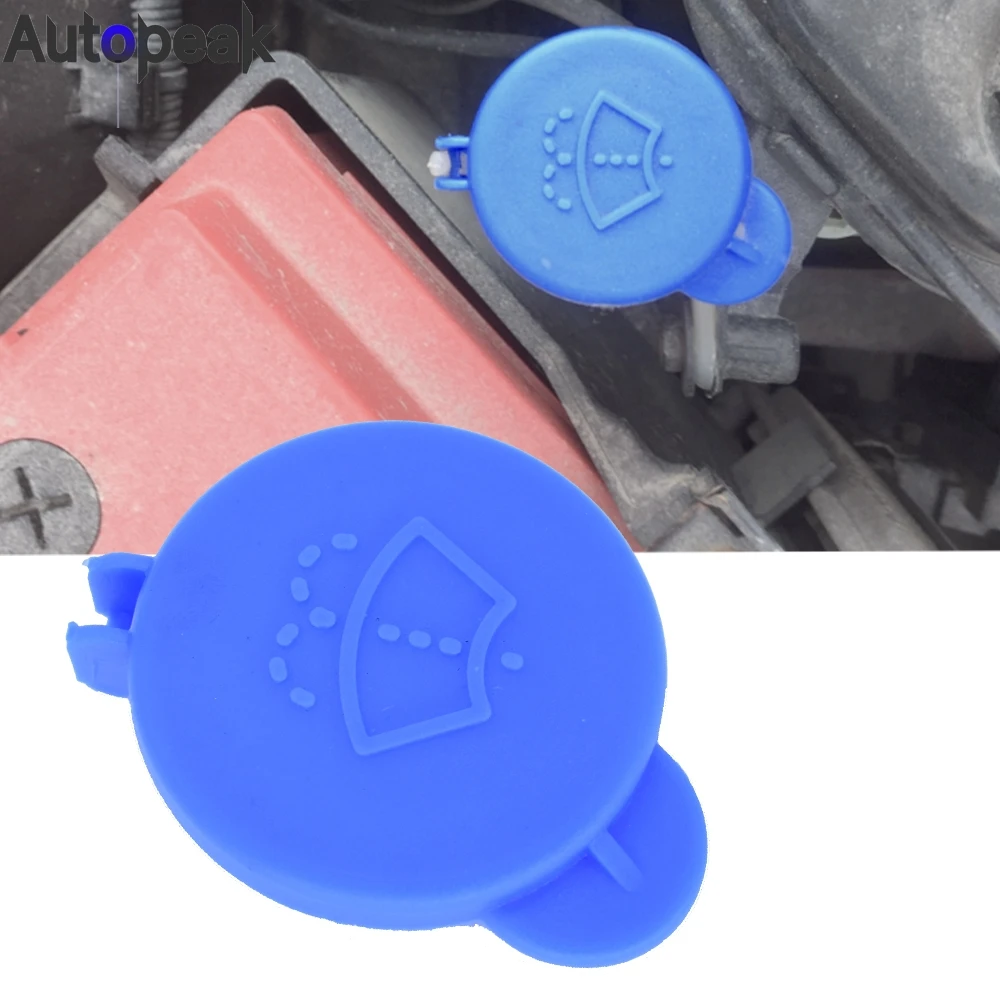 Windshield Wiper Washer Fluid Reservoir Bottle Cap Cover Water Tank Lid 1488251 Fit for Ford Fiesta MK5 Fusion Car accessories