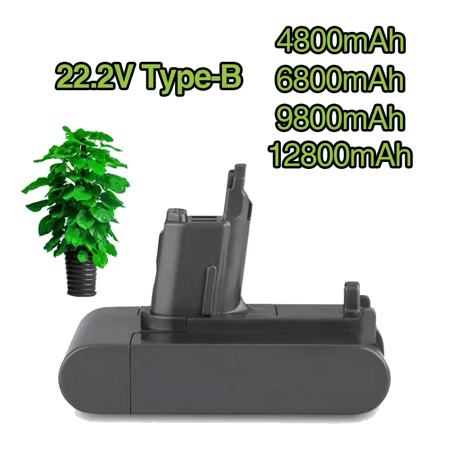 Factory direct sale 22.2V B 12800mAh DC31 B type battery for DC31 DC31B DC35 DC44 DC45 portable vacuum cleaner battery