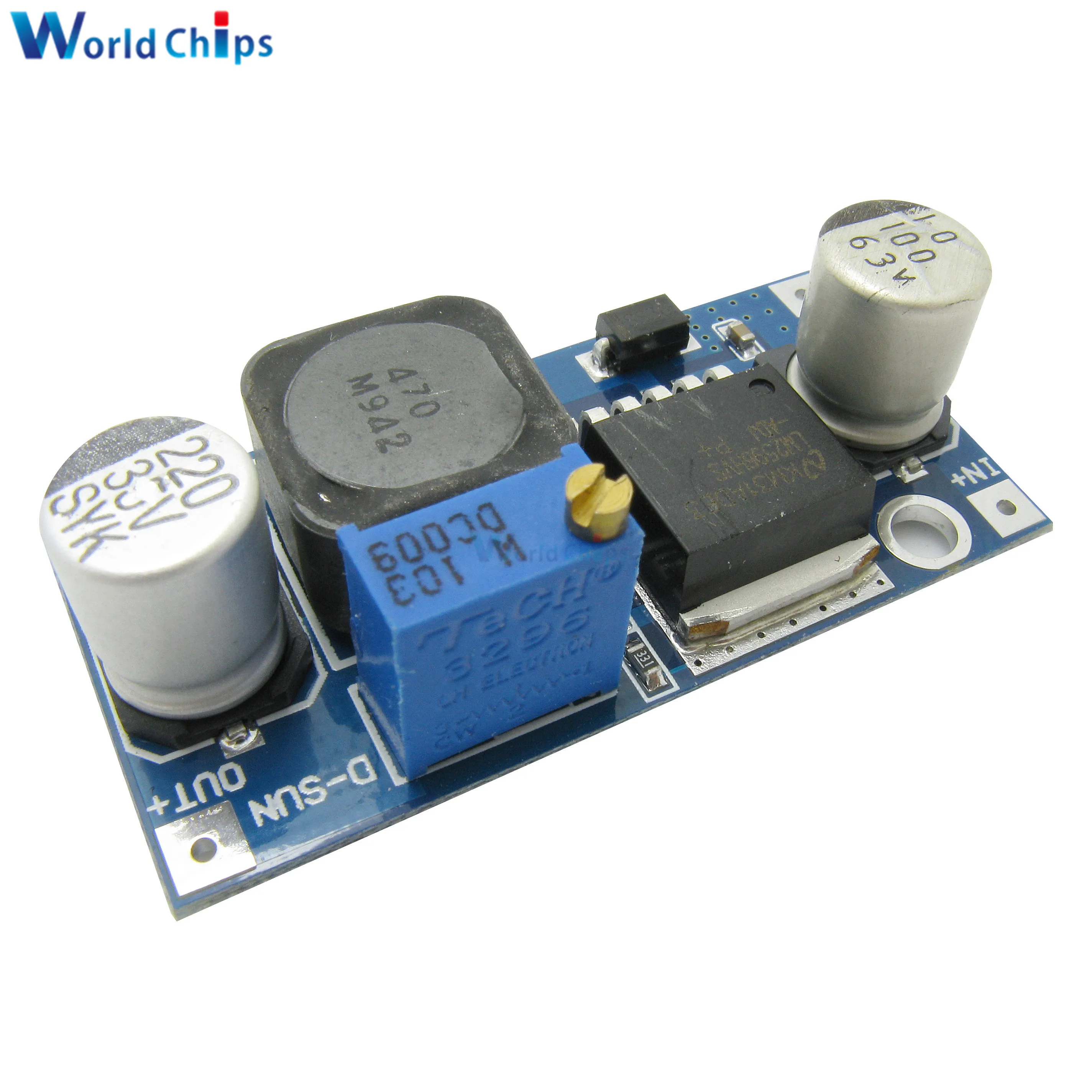 LM2596 LM2596HV DC-DC ขั้นตอนลง Power Supply โมดูล LM2596S 3A 3.2V-40V ถึง12/5/3 3V Buck แรงดันไฟฟ้า Regulator