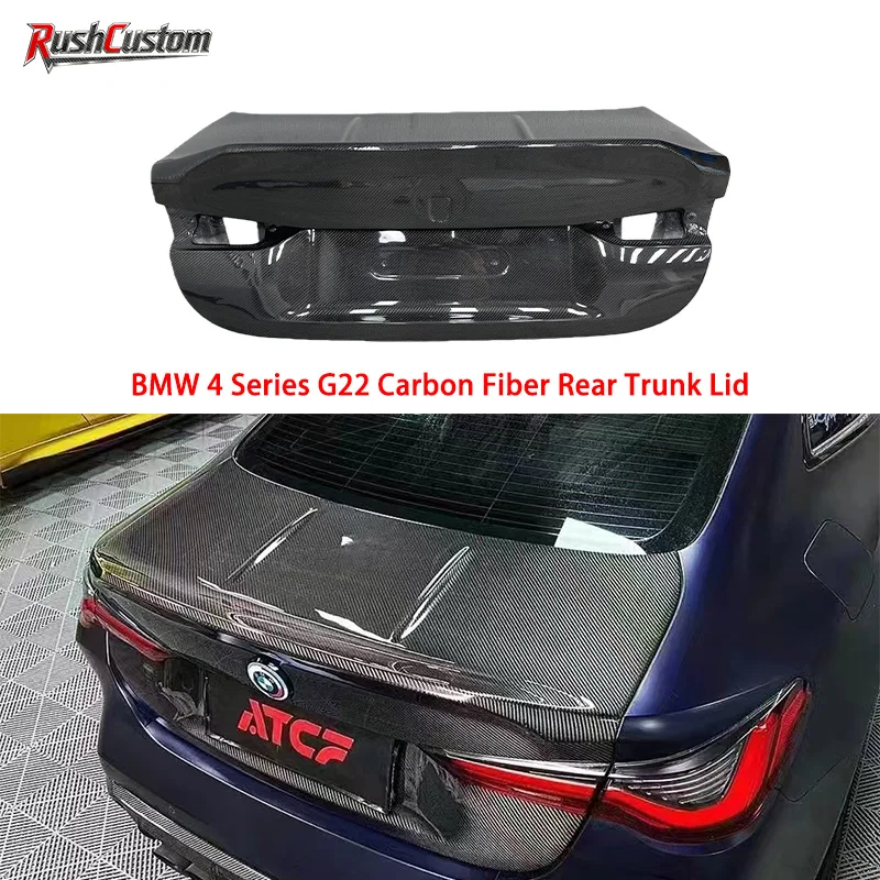 

For BMW 4 Series G22 Carbon Fiber Rear Trunk Lid Trunk Lid Body Kit