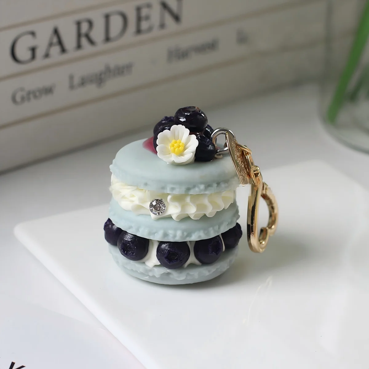 1PCS New Fruit Dessert Pendant Authentic Niche Simple Girlfriends Bag Pendant Keychain Pendant Gift