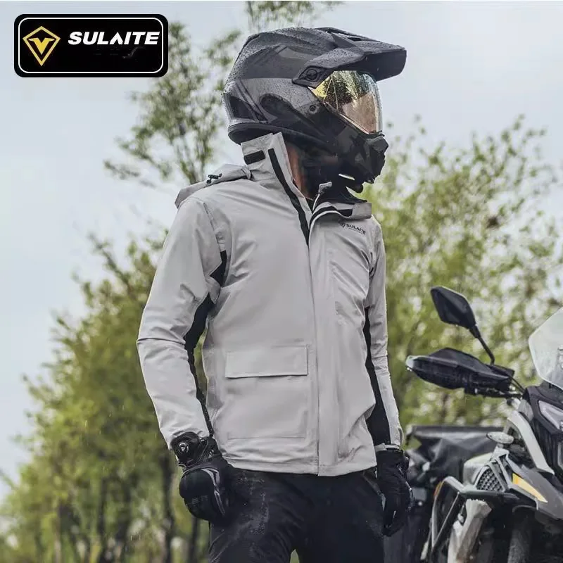 

SLT0901 Rainstorm Level Водонепроницаемый мотоциклетный плащ для костюма riancoat непромокаемый дождевик брюки отражающий байкерский дождевик