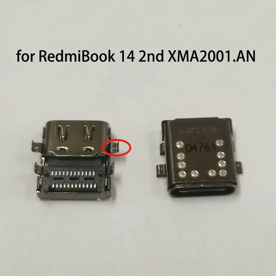 1PC Type-C 24P Female USB Interface Charging And Tail Plug12Pin Connector For Xiaome Redmi XMA2007-AJ XMA2001.AN RedmiBook14 2nd