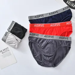 Men's Underwear Pure Cotton Sports Large Size Briefs Breathable Young Boys Mid-waist Shorts