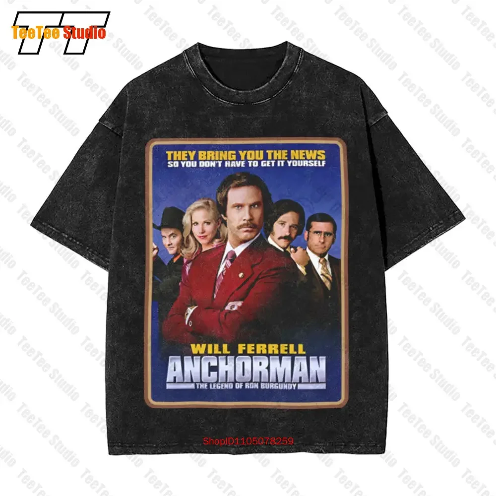 Anchorman Movie Poster Vintage Oversized T-Shirt OF99
