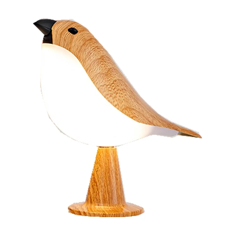 

ABFY-Small Bird Desk Lamp,Rechargeable Cordless Table Lamp With 3 Color Temperatures,Remote Control & Touch Sensor
