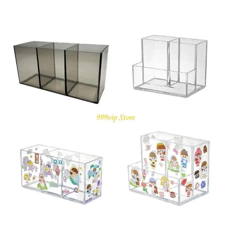 

C90C Large Capacity Pencil Holders Desk Organizers Pen Holders Makeup Brush Container Desktop Holders for School