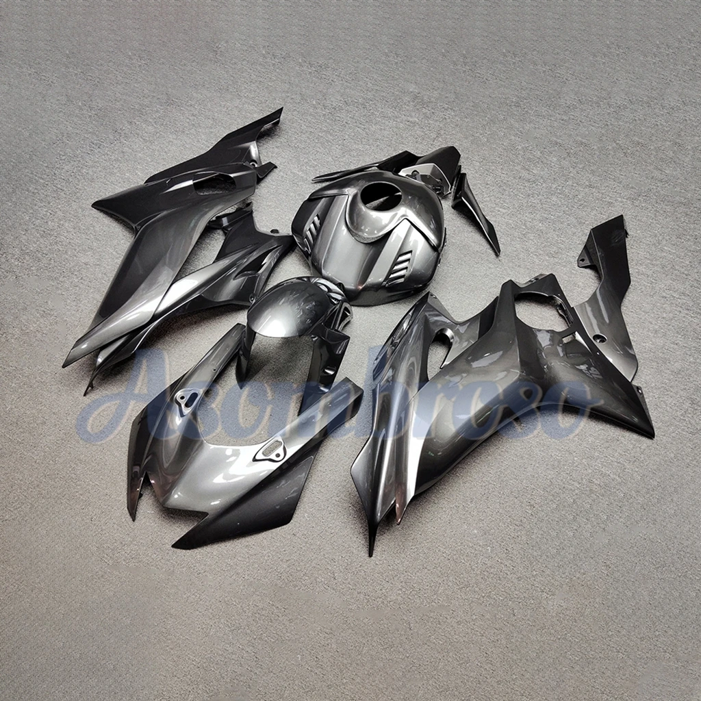 ABS Plastic Bodywork Fairing Kit For Yamaha YZFR6 2017 2018 2019 2020 2021 2022 2023 YZF R6 YZF-R6 Gloss Metallic Gunmetal