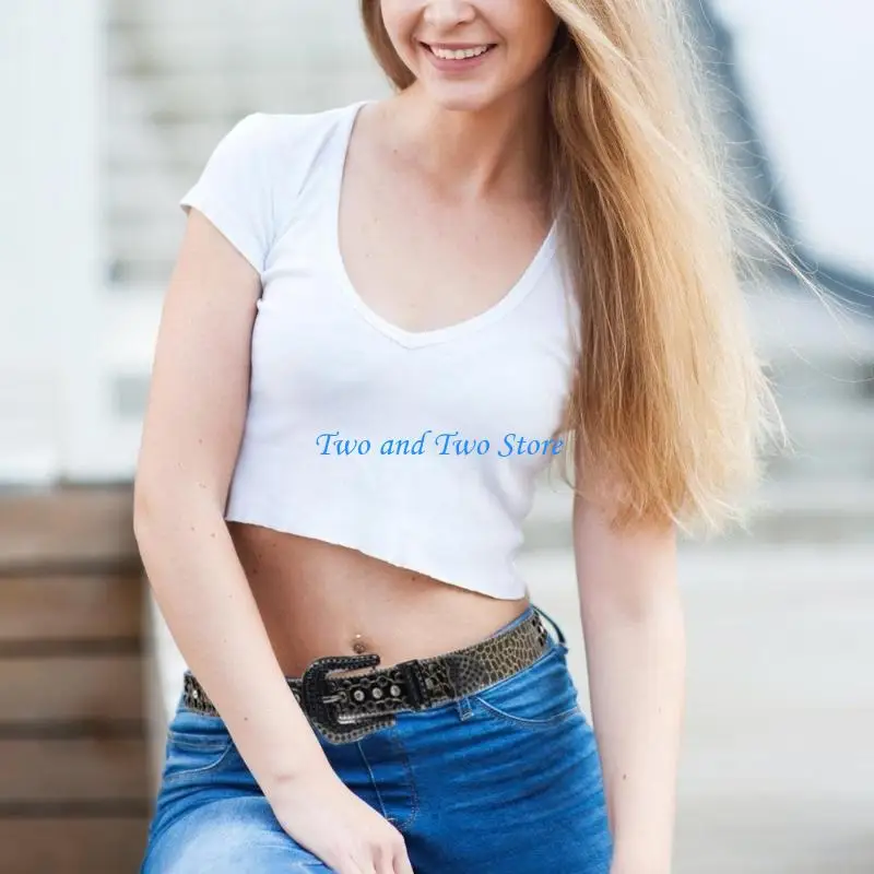 HX6F سلسلة خصر مرصعة بأحجار الراين المذهلة للجنسين