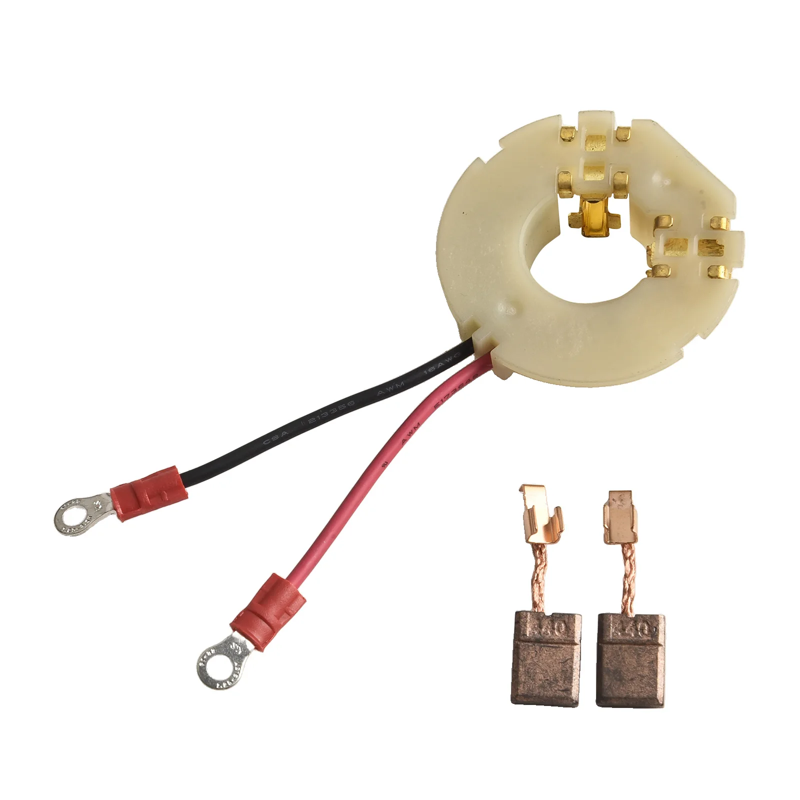 

Комплект держателей угольной щетки с моделью No 6388452 с двумя дополнительными щетками, подходящим для нескольких типов инструментов, всего из трех частей.