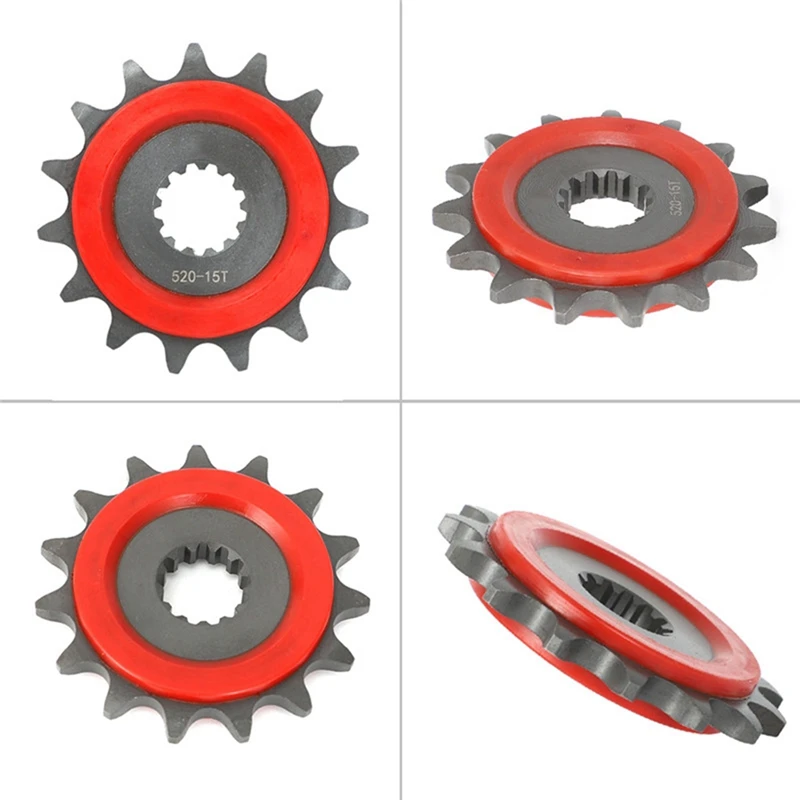 15T Motorcycle Front Sprocket Chain Wheel Front Fly Wheel Pinion 15 Parts Accessories For Suzuki GW250 GSX250R DL250 Zontes 310