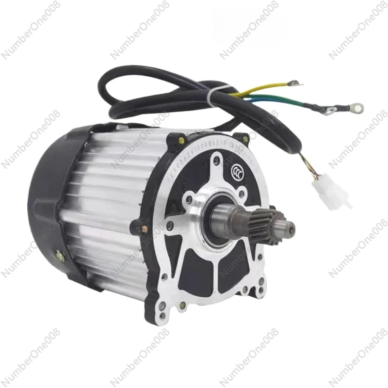 Electric Car Tricycle Motor 5 Hole 16 Tooth Differential Motor 48/60V500/650/800/1000W Full Copper Core