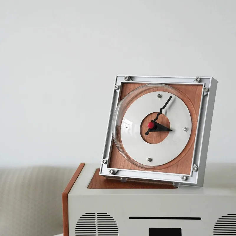 Retro Table Clock Living Room Desk Watch Luxury Bedroom Tabletop Clocks Aesthetic Decorative Silent Wall Watches Home Decoration